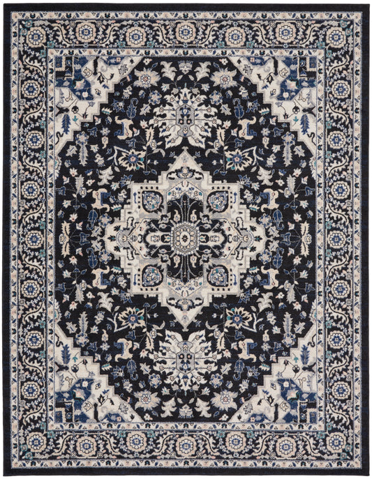 Nourison Passion 8' x 10' Black Ivory Bohemian Indoor Rug