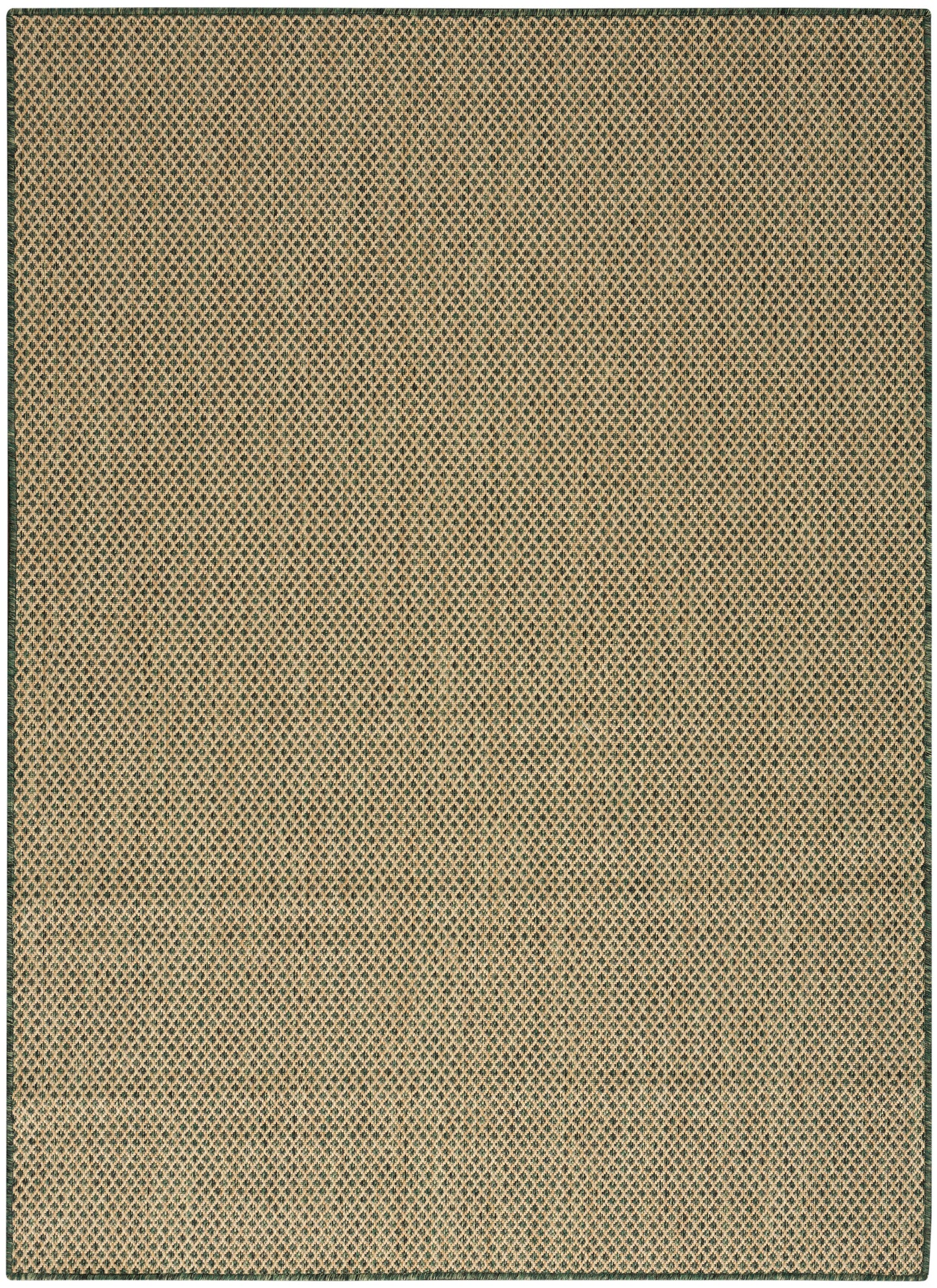 Nourison Courtyard 5' x 7' Green Modern Rug