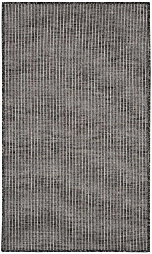 Nourison Positano 3' x 5' Charcoal Modern Rug