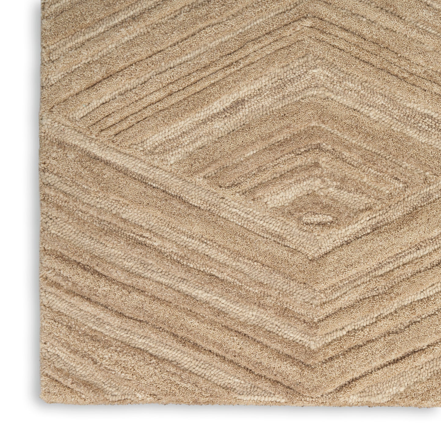 Nourison Graceful 3'9" x 5'9" Taupe Modern Indoor Rug