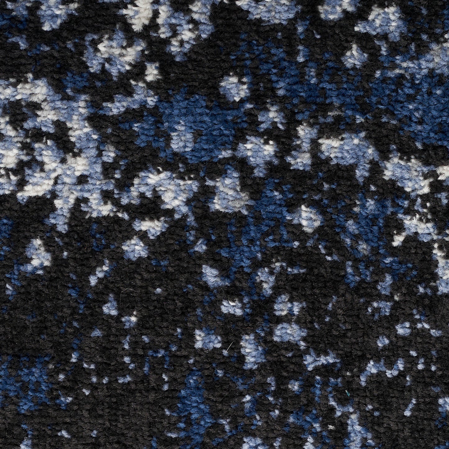 Nourison Passion 2'2" x 10' Light Blue Black Modern Indoor Rug