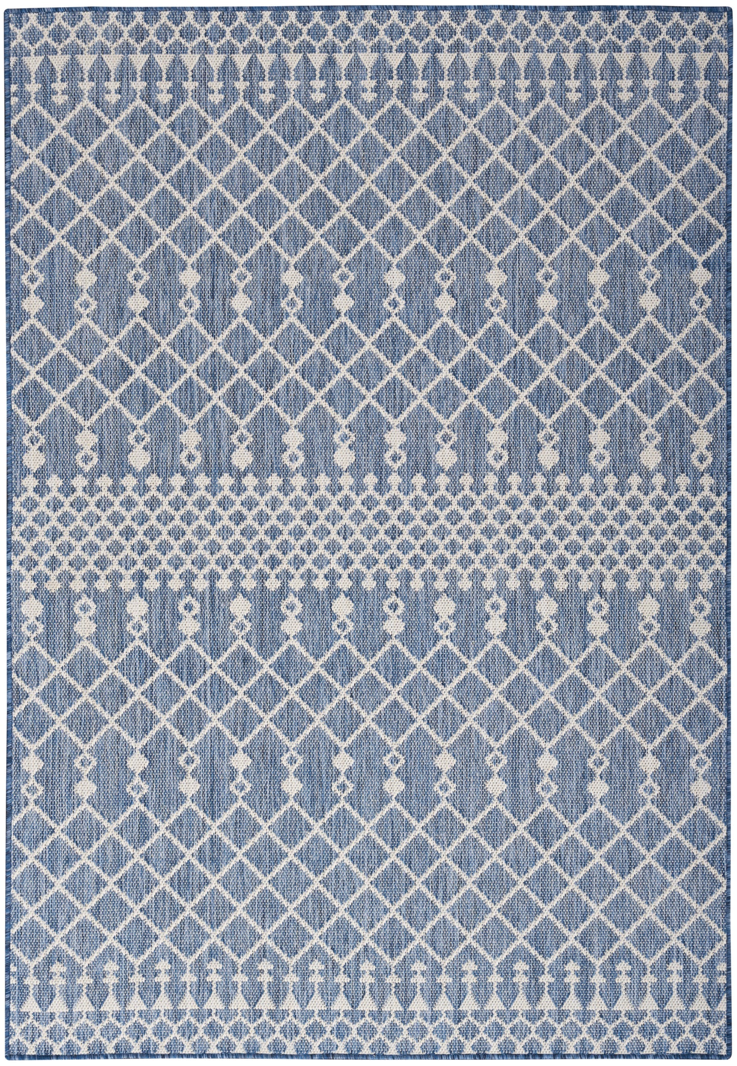 Nourison Positano 6' x 9' Navy Blue Modern Rug