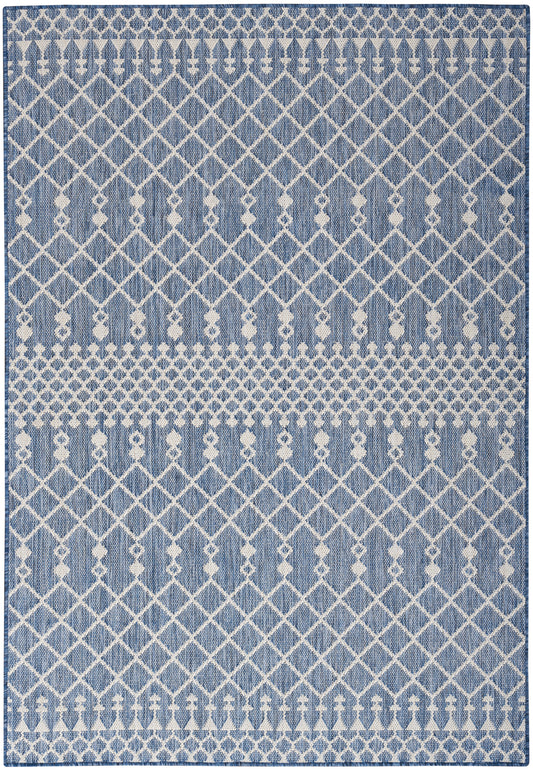 Nourison Positano 6' x 9' Navy Blue Modern Rug