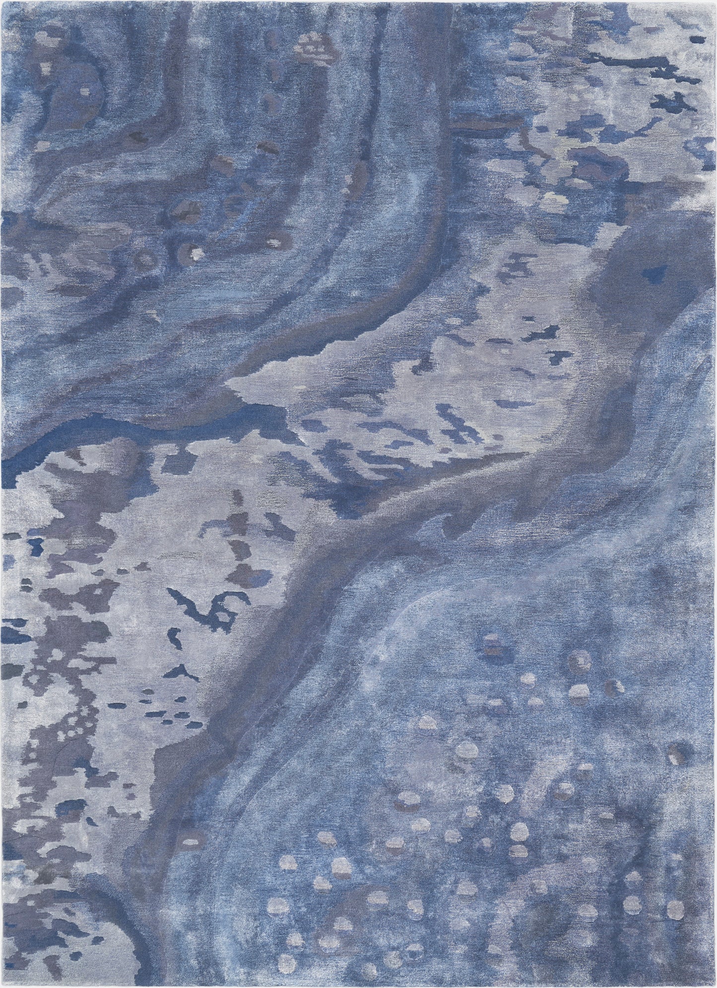 Nourison Prismatic 3'9" x 5'9" Blue Modern Indoor Rug