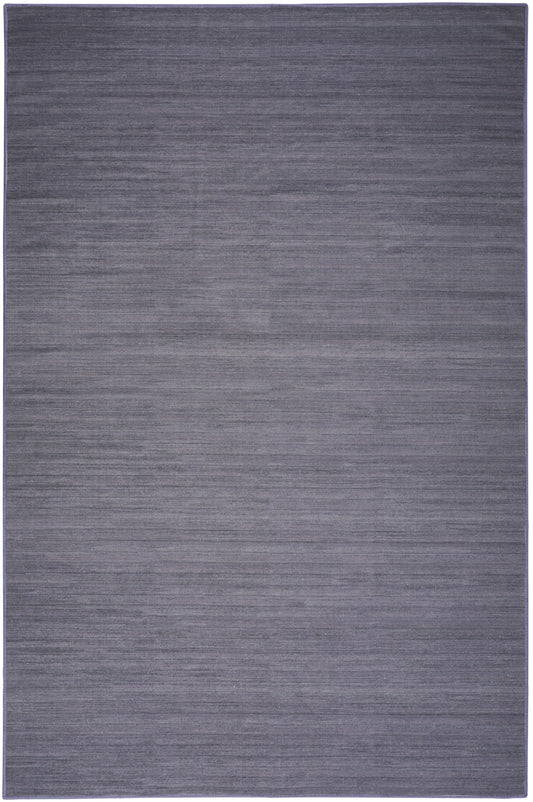 Nourison Washable Essentials 5'3" x 7'3" Navy Modern Indoor Rug