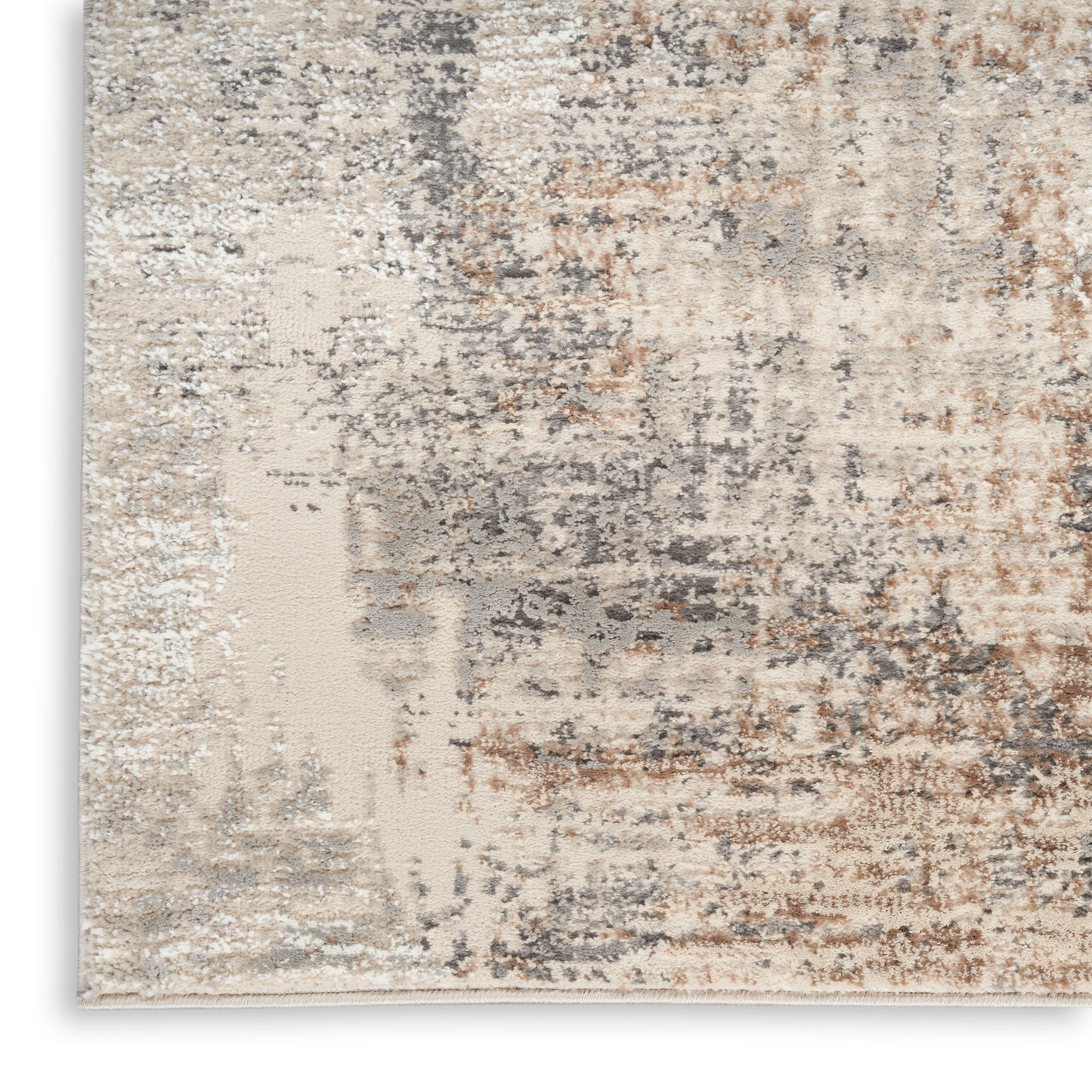 Nourison Sustainable Trends 5'3" x 7'3" Beige Grey Modern Indoor Rug