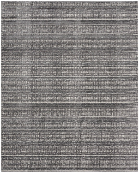 Calvin Klein CK011 Verdant 7'10" x 9'10" Charcoal Ivory Modern Indoor Rug