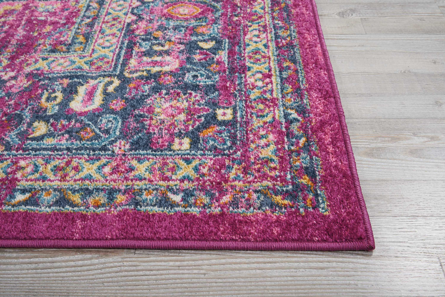 Nourison Passion 8' x 10' Fuchsia Bohemian Indoor Rug