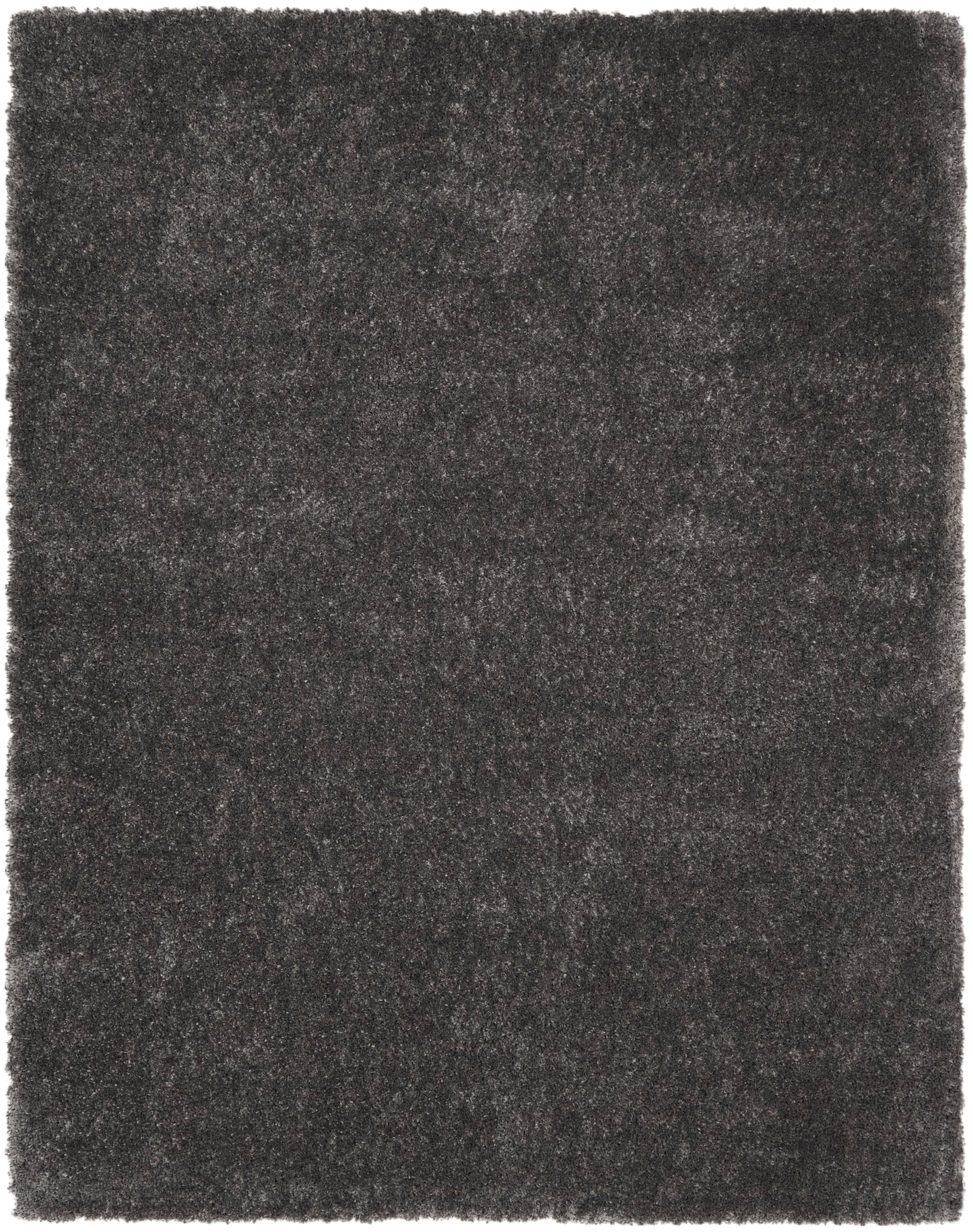 Nourison Dreamy Shag 6'7" x 9'2" Grey Shag Indoor Rug