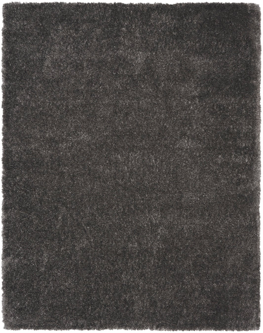 Nourison Dreamy Shag 6'7" x 9'2" Grey Shag Indoor Rug