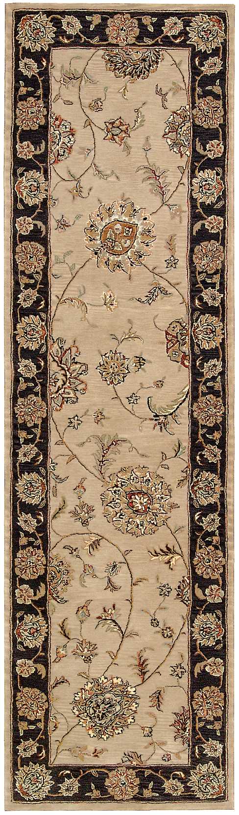 Nourison Nourison 2000 2'3" x 8' Beige Traditional Indoor Rug