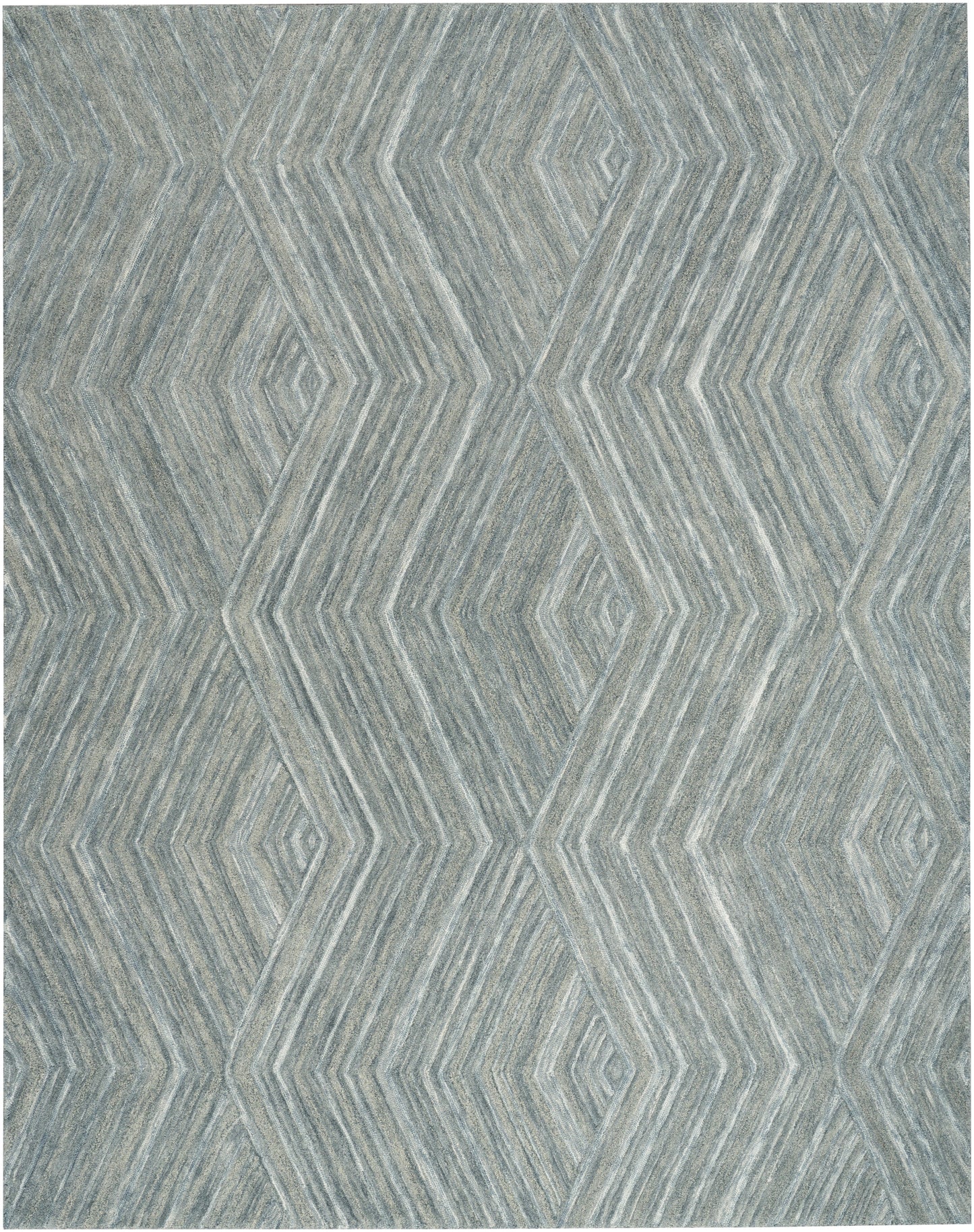 Nourison Graceful 7'9" x 9'9" Blue Modern Indoor Rug