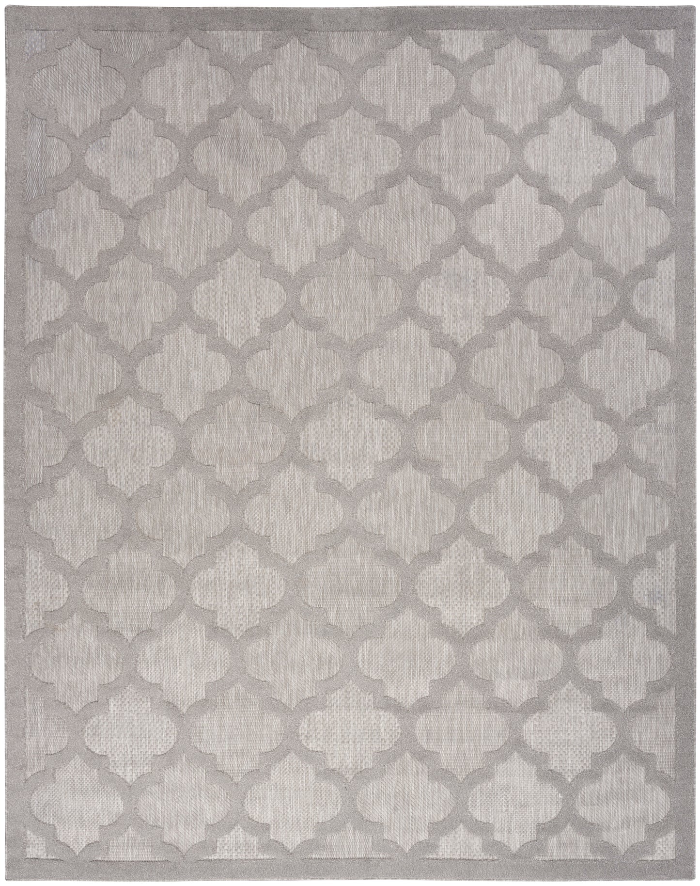 Nourison Easy Care 8' x 10' Silver Grey Modern Rug