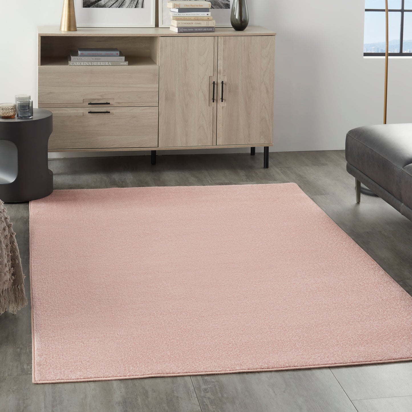 Nourison Nourison Essentials 4' x 6' Pink Outdoor Rug