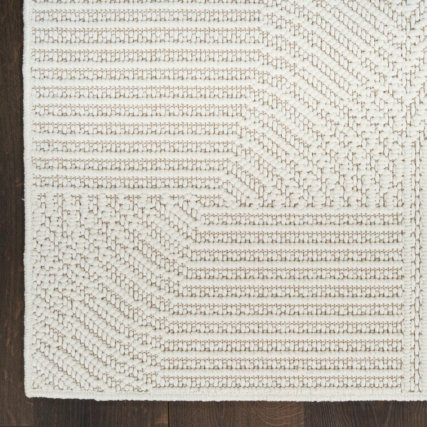 Nourison Natural Texture 3'11" x 5'11" Ivory Modern Indoor Rug