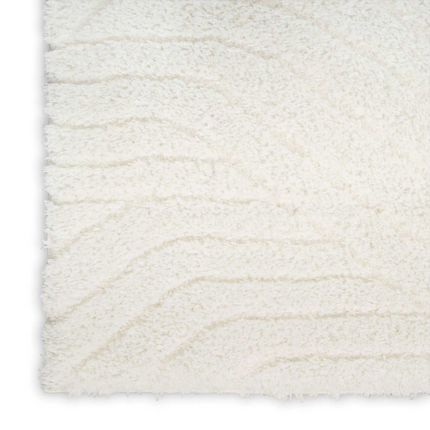 Calvin Klein Surfaces 2' x 3' Ivory Shag Indoor Rug