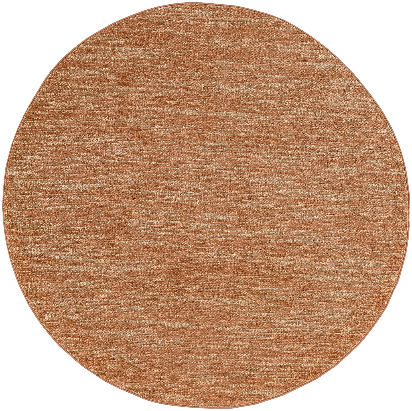 Nourison Nourison Essentials 8' x Round Rust Outdoor Rug