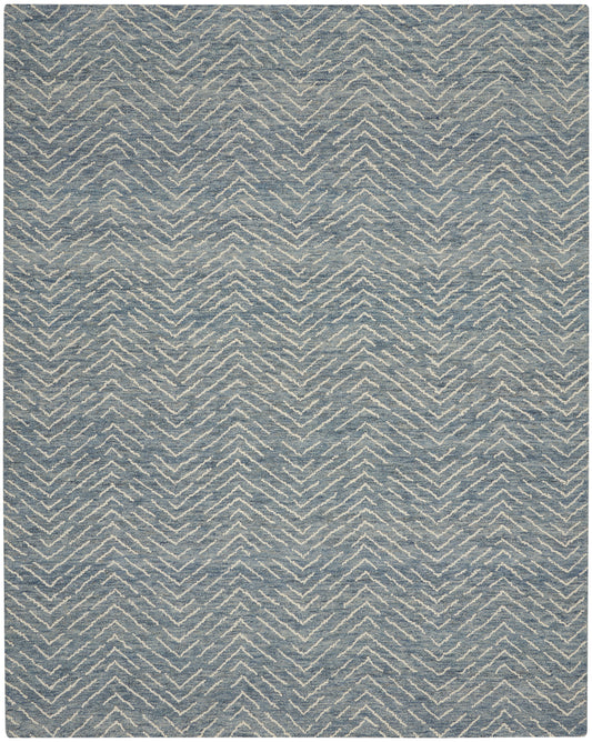 Nourison Colorado 8'3" x 11'6" Indigo Ivory Modern Indoor Rug