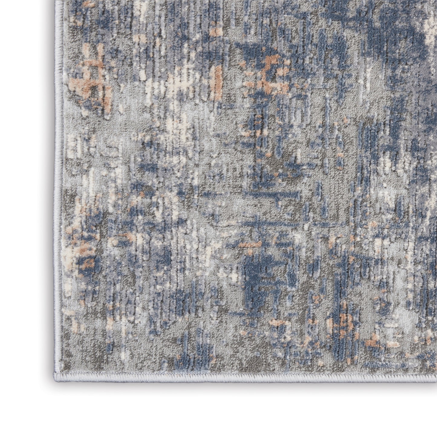 Nourison Rustic Textures 9'3" x 12'9" Grey Beige Modern Indoor Rug