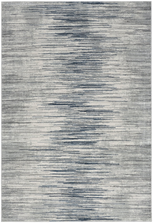 Nourison Home Texture 7'10" x 9'10" Grey Modern Indoor Rug