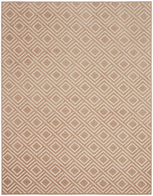 Nourison Care Free 9'2" x 12' Brown Modern Indoor Rug