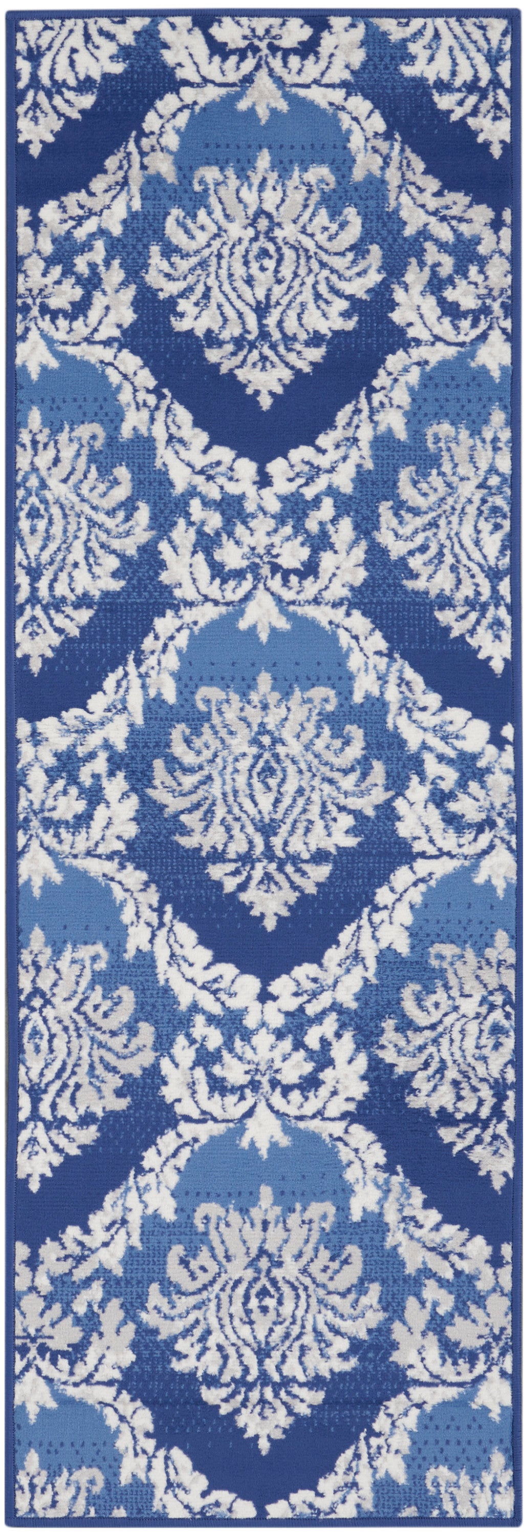 Nourison Whimsicle 2' x 8' Blue Farmhouse Indoor Rug