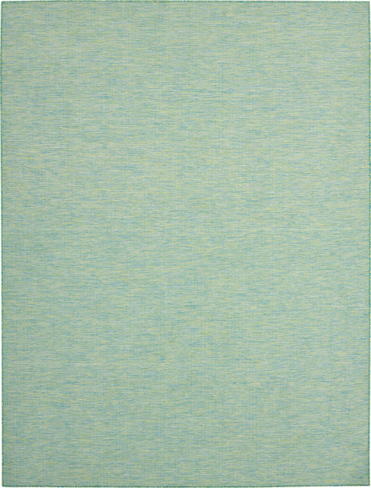 Nourison Positano 7' x 10' Blue Green Modern Rug