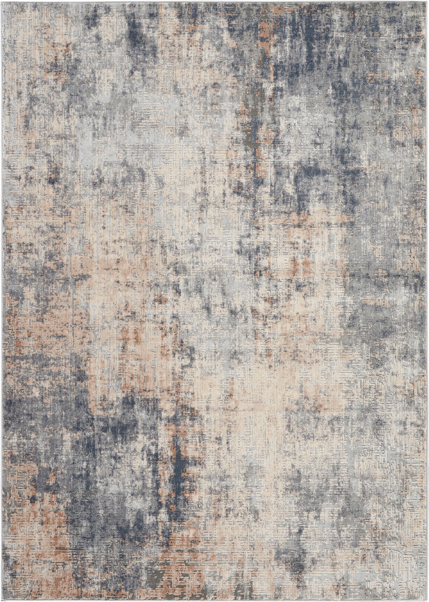 Nourison Rustic Textures 6' x 9' Grey Beige Rustic Indoor Rug