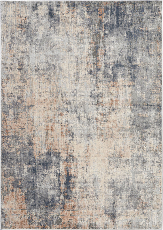 Nourison Rustic Textures 6' x 9' Grey Beige Rustic Indoor Rug