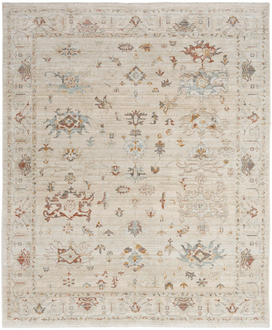 Nourison Traditional Home 8'6" x 11'4" Beige Vintage Indoor Rug