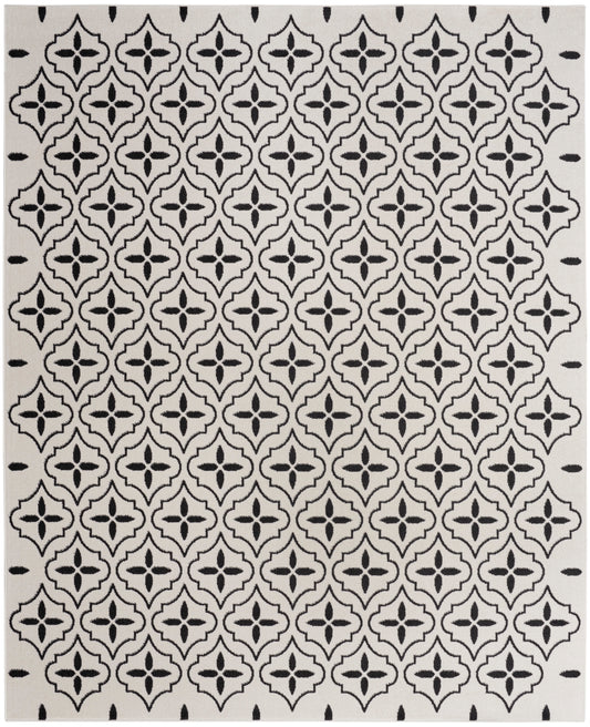 Nourison Nourison Essentials 8' x 10' Ivory Black Modern Rug