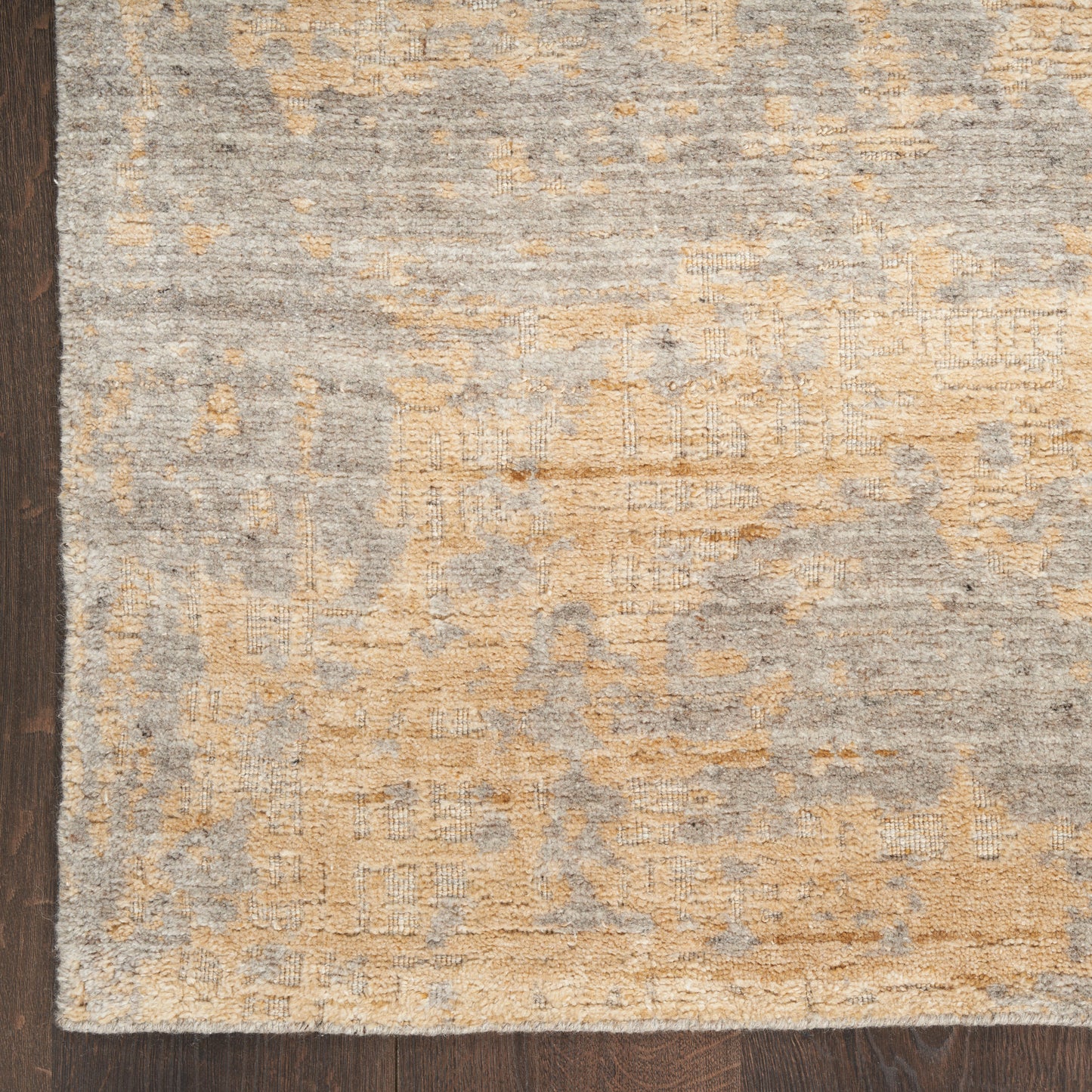 Nourison Harmony 8'6" x 11'6" Grey Gold Modern Indoor Rug