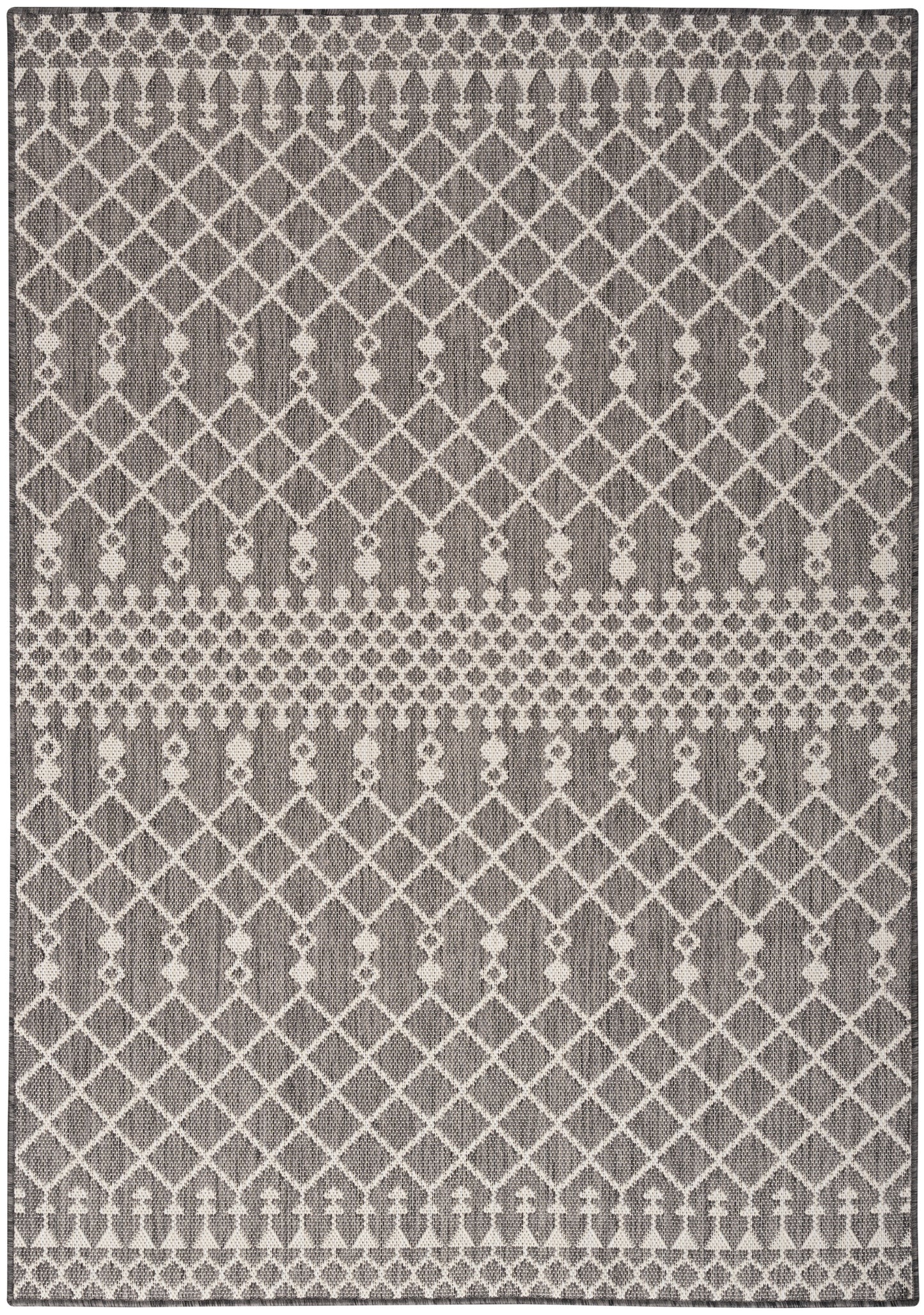 Nourison Positano 7' x 10' Charcoal Modern Rug