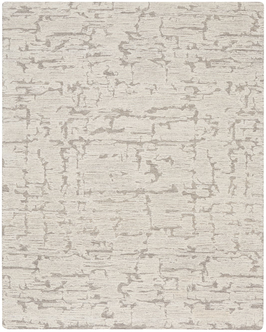 Calvin Klein CK009 Sculptural 8'6" x 11'6" Grey Modern Indoor Rug