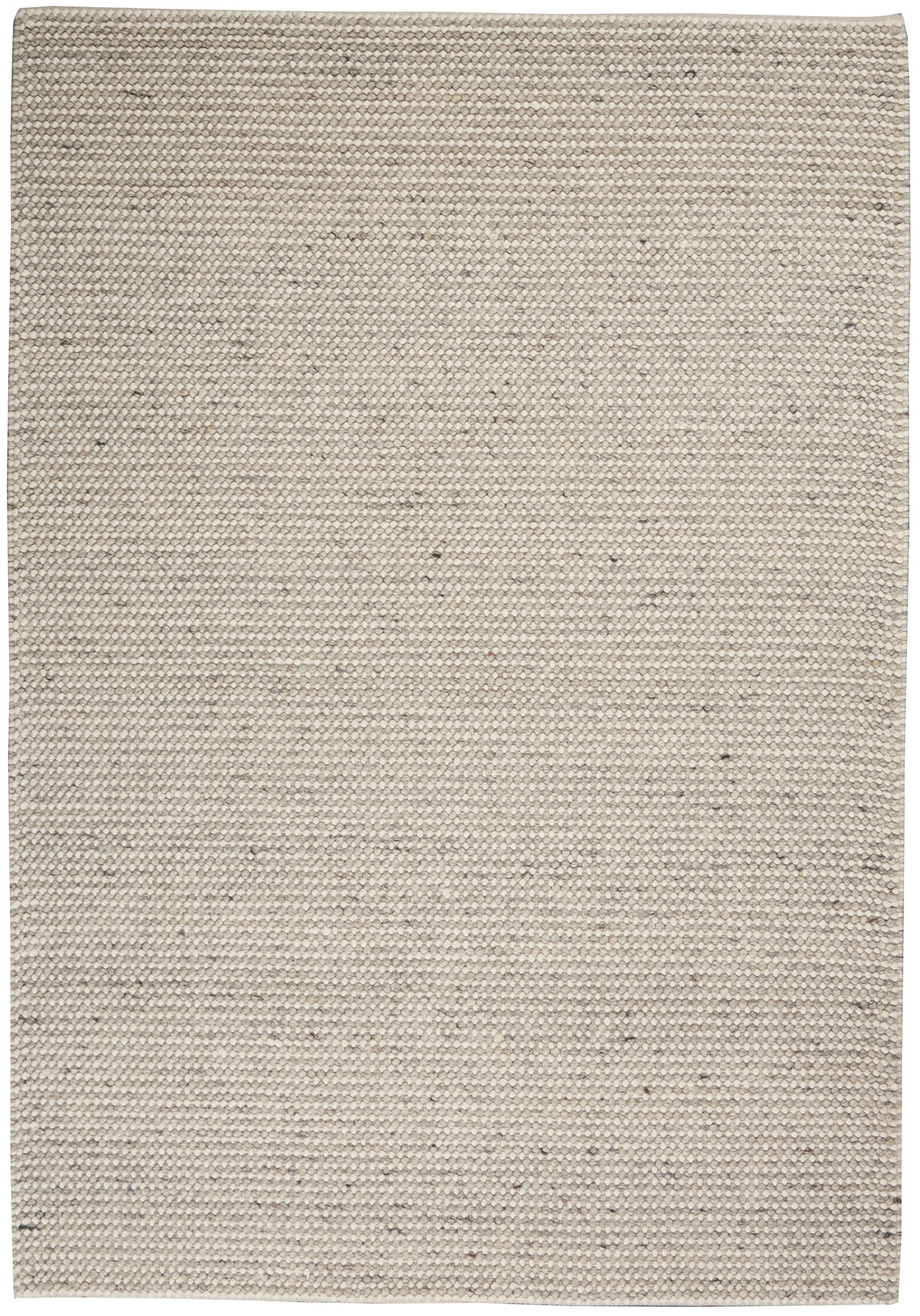 Calvin Klein Textured Dots 5'3" x 7'3" Silver Beach Indoor Rug