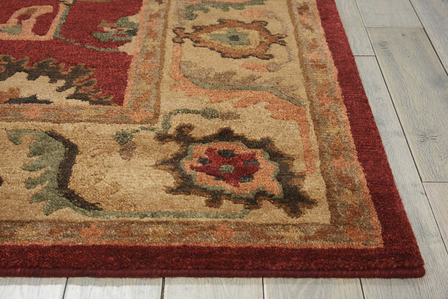 Nourison Tahoe 9'9" x 13'9" Red Traditional Indoor Rug