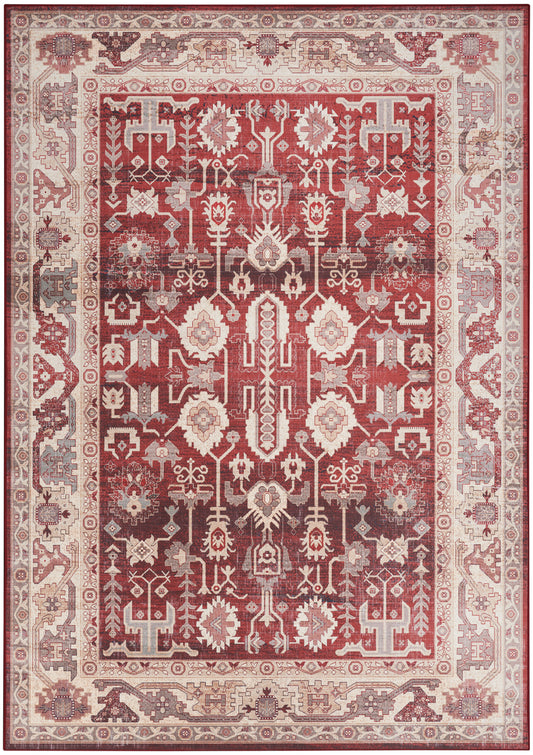 Nourison Vintage Home 6' x 9' Red Bohemian Indoor Rug