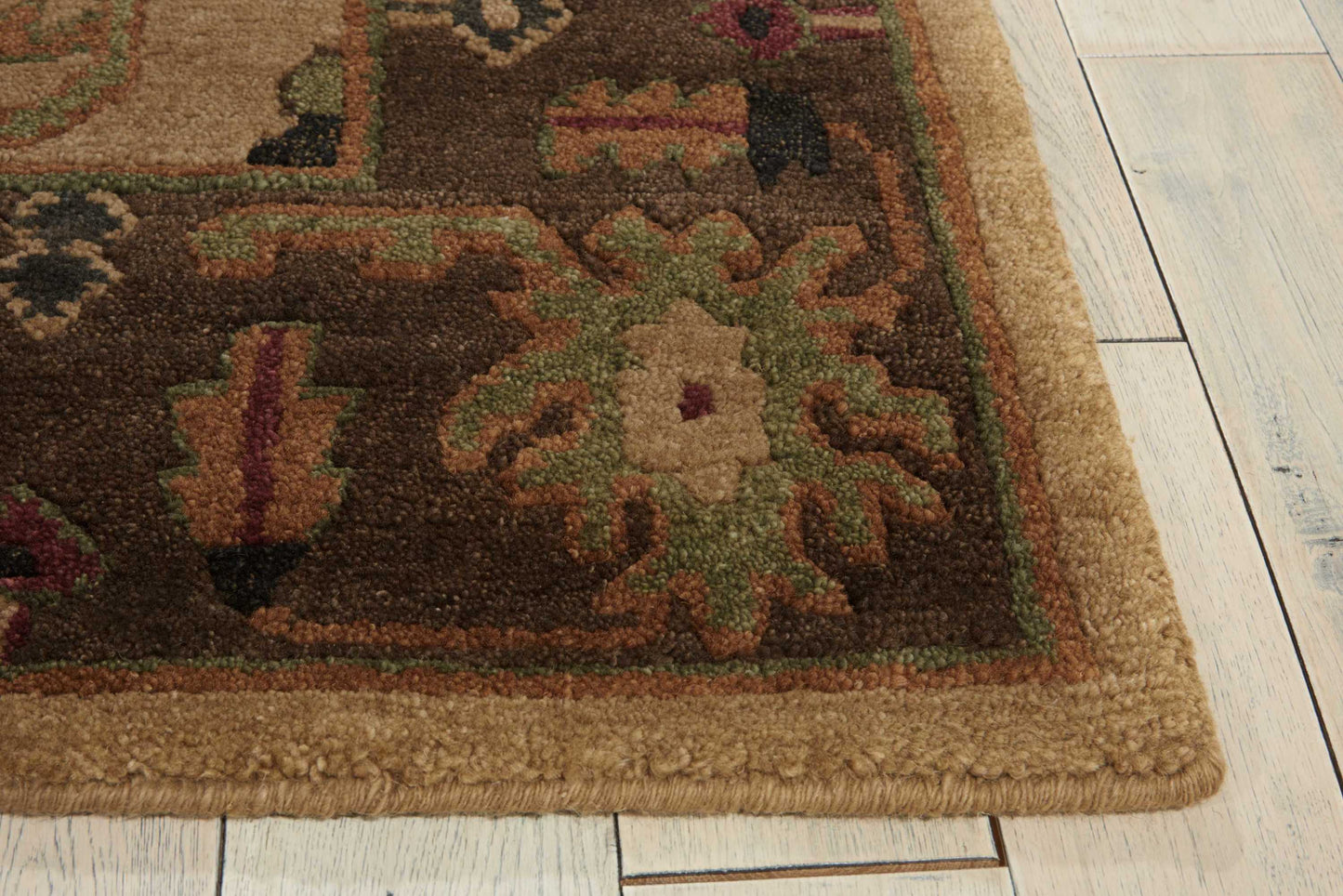 Nourison Tahoe 2'3" x 8' Beige Traditional Indoor Rug