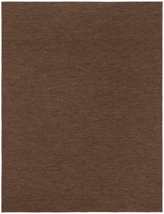 Nourison Washable Solutions 8' x 10' Mocha Modern Rug