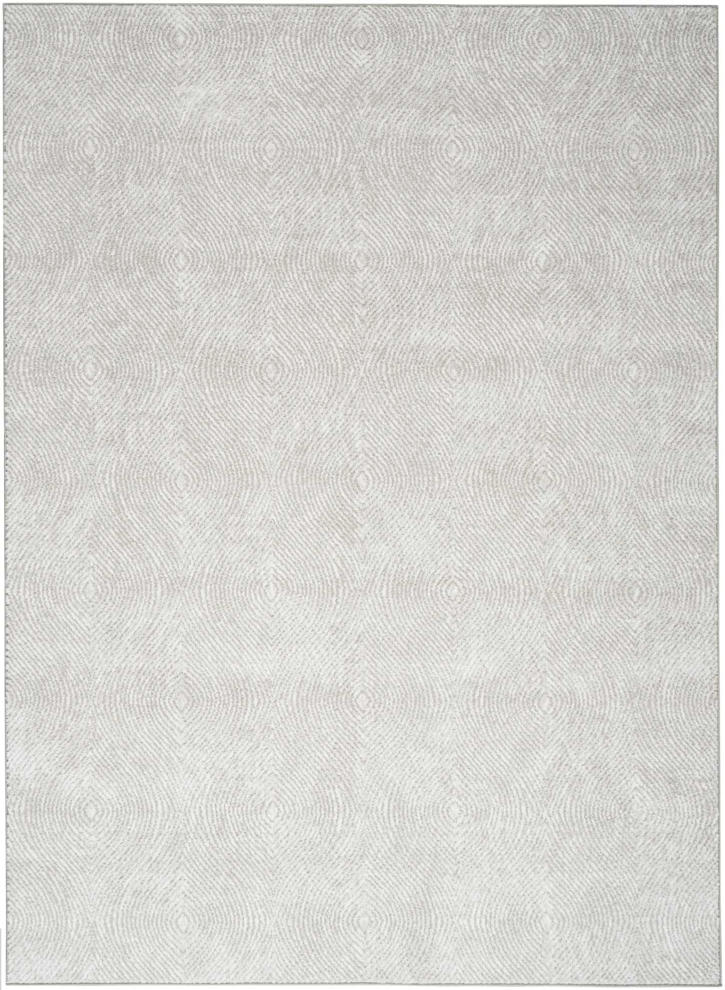 Nourison Dew 7'10" x 9'10" Silver Modern Indoor Rug