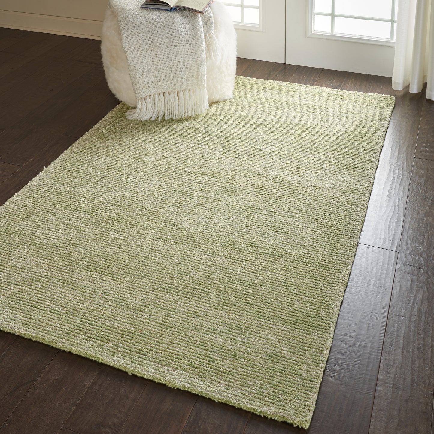 Nourison Weston 5'3" x 7'5" Citron Modern Indoor Rug