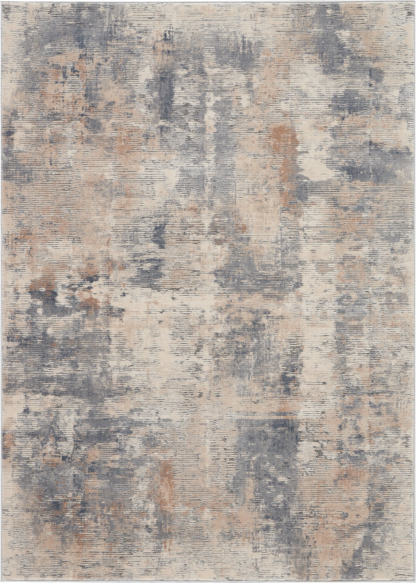 Nourison Rustic Textures 3'11" x 5'11" Beige Grey Modern Indoor Rug