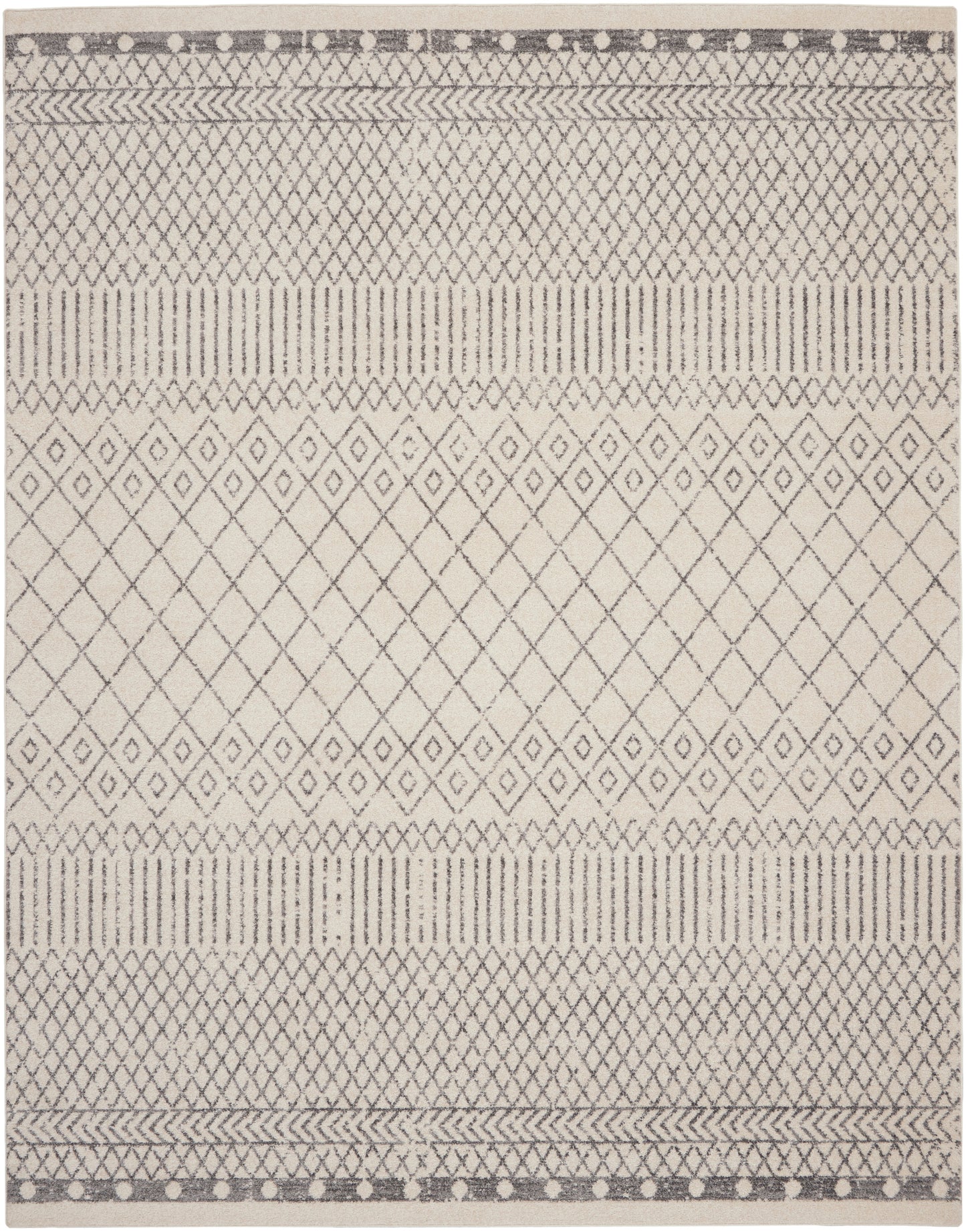 Nourison Passion 8' x 10' Ivory/Grey Bohemian Indoor Rug