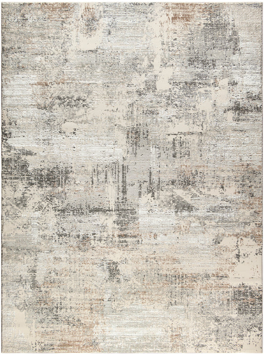 Nourison Sustainable Trends 9' x 12' Beige Grey Modern Indoor Rug