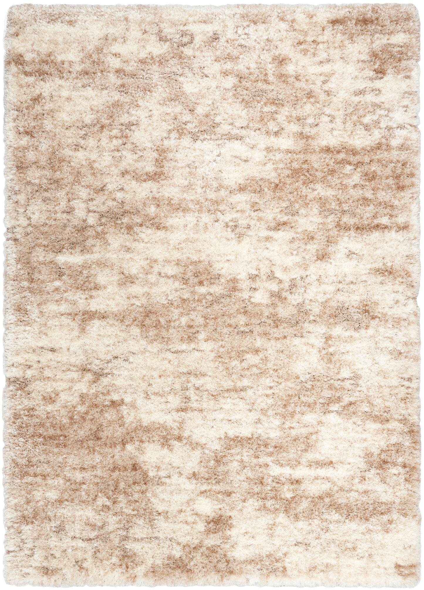 Nourison Dreamy Shag 4' x 6' Ivory Dark Beige Modern Indoor Rug