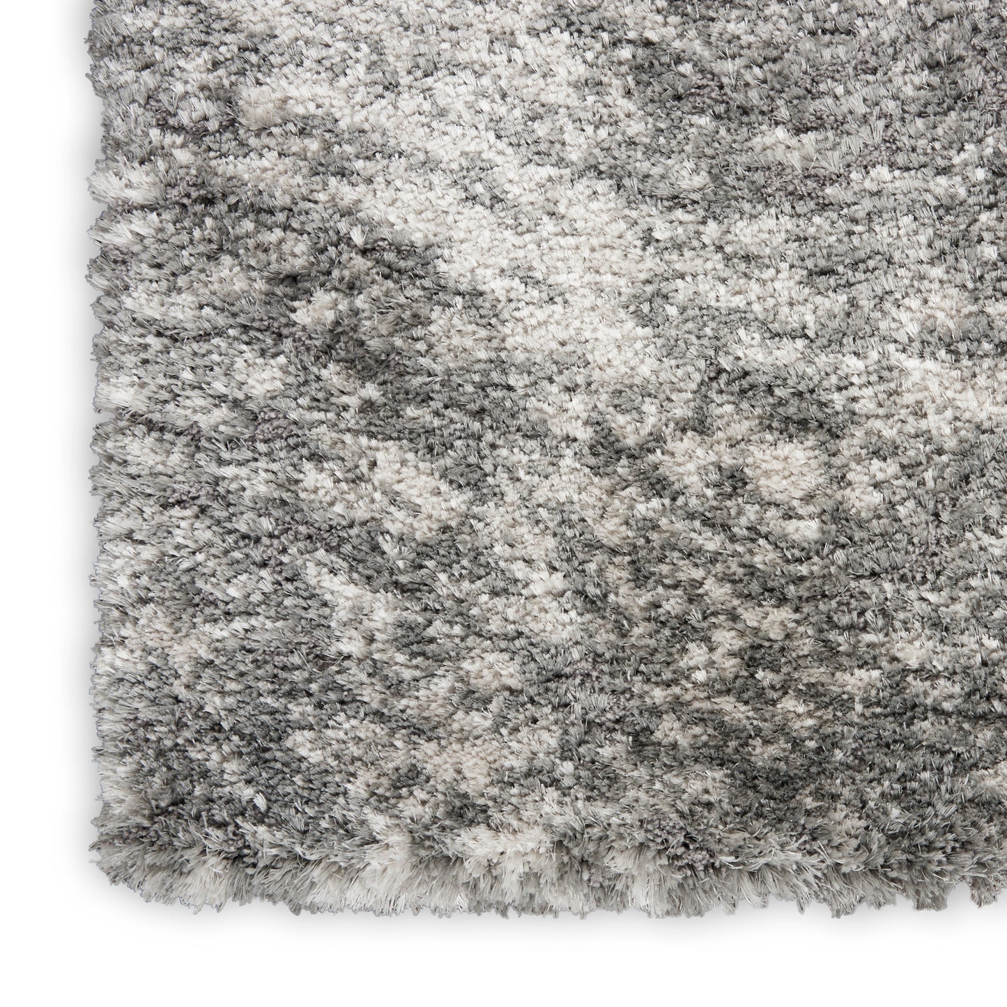 Nourison Dreamy Shag 7'10" x 9'10" Charcoal Grey Shag Indoor Rug