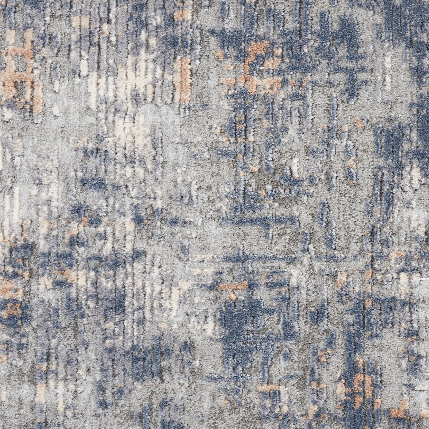 Nourison Rustic Textures 3'11" x 5'11" Grey Beige Modern Indoor Rug