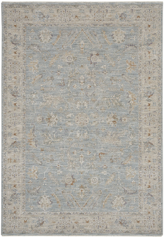 Nourison Infinite 3'11" x 5'11" Blue Vintage Indoor Rug