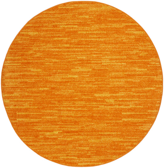 Nourison Nourison Essentials 4' x Round Sunburst Outdoor Rug