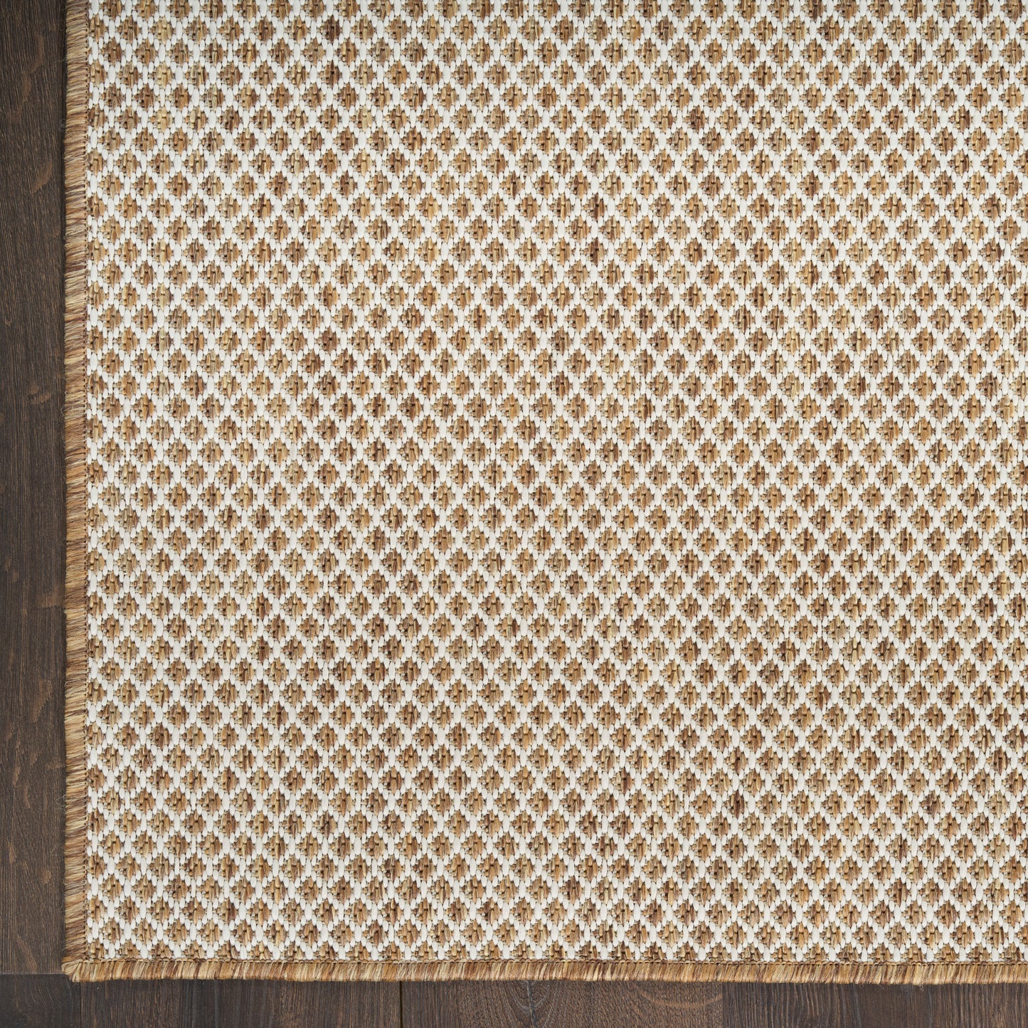 Nourison Courtyard 4' x 6' Jute Ivory Modern Rug